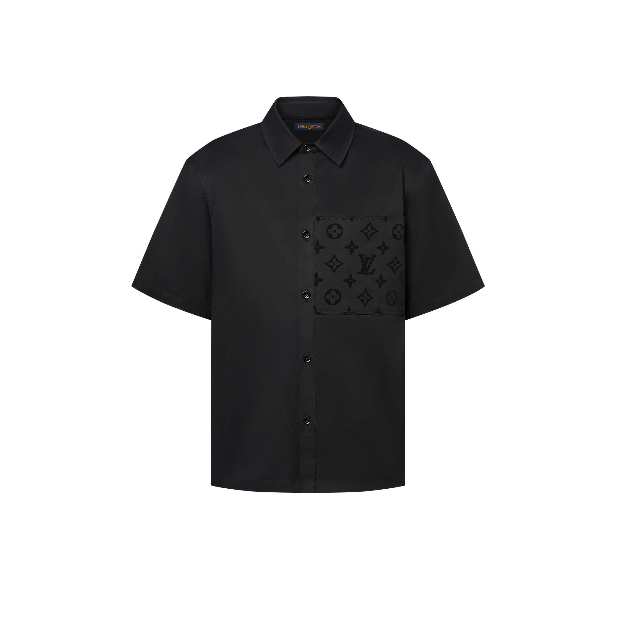 Flocked Short-Sleeved Cotton Shirt - Ready-to-Wear | Louis Vuitton